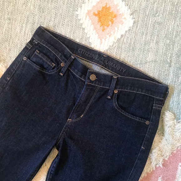 Citizens of Humanity Elson Mid-Rise Dark Jeans - Picture 3 of 9